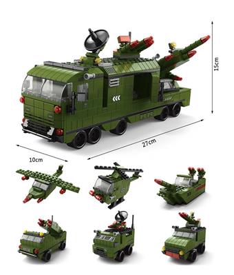 Armored vehicle green 1000pcs building blocks   ITEM NO.： W046018