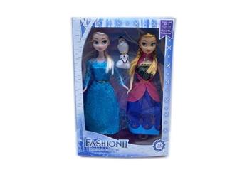 11.5 inch live action hand Frozen Double Barbie with Snow Treasure accessories, 2 mixed styles   ITEM NO.： W055535