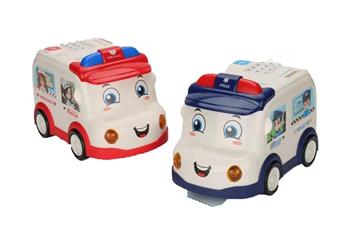 Cartoon police car piggy bank   ITEM NO.： W051570
