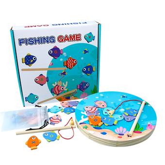 Wooden Fishing Game   ITEM NO.： W044059