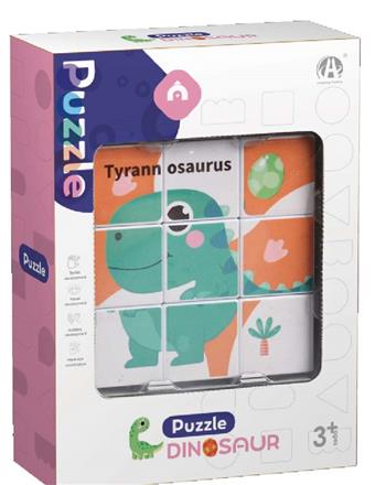 Dinosaur themed magnetic puzzle (6 patterns)   ITEM NO.： W046695
