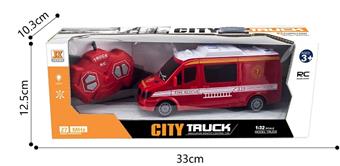 1: 32 four-way light fire truck   ITEM NO.： W060586