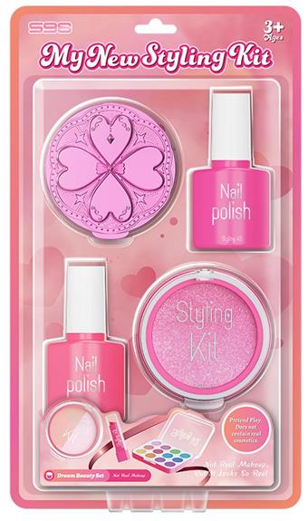 Girl playing house (non smudging, no liquid) in pink color set   ITEM NO.： W058047