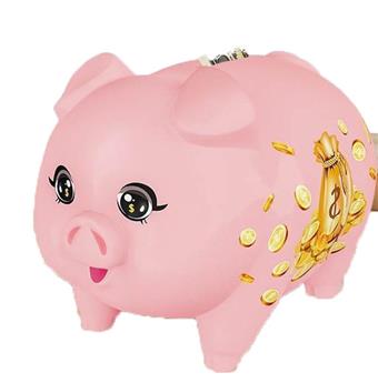 Savings Bank Children's Smart Savings Bank Anti Drop Large Capacity Deposit and Withdrawal Machine Cartoon Password Savings Bank Gift   ITEM NO.： W050898