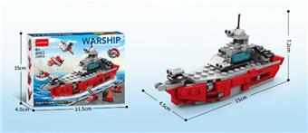 Aircraft Carrier Six in One 138PCS   ITEM NO.： W045178