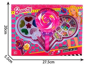 Fashion Barbie lollipop with two-layer bead and cosmetics   ITEM NO.： W058398