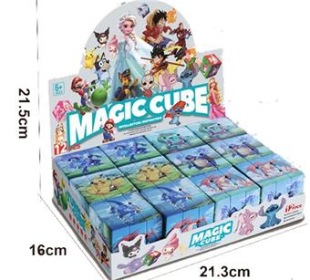 Pet Pok é mon Magic Cube Puzzle Cube Stress Relief and Release Puzzle Toy Finger Game   ITEM NO.： W042662