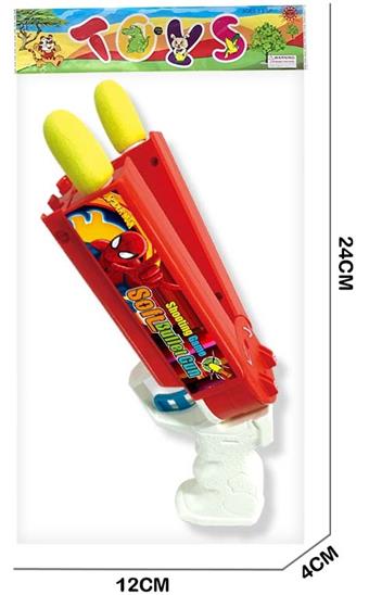 Spider Man Double Headed Soft Bullet Gun   ITEM NO.： W047241