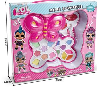 Surprise Baby Butterfly Three Layer Cosmetics Box Set   ITEM NO.： W058378