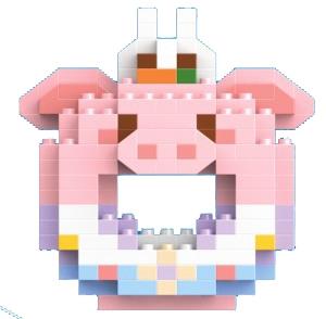 Sweet Donut Dumb Piggy 207PCS   ITEM NO.： W045072