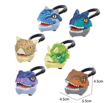 Warrior Bite Dinosaur Racing Keychain   ITEM NO.： W048951