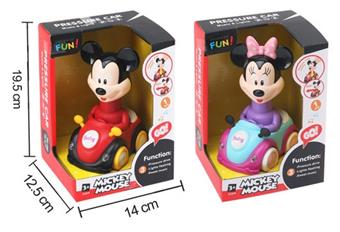 Mickey Pressure Car (with lights and music)   ITEM NO.： W042222