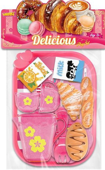 PVC card head bag tableware kitchen play house (can be mixed color and style)   ITEM NO.： W055408