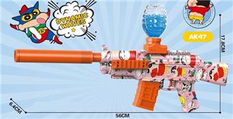 Crayon Shin chan AK47 Electric Water Bullet Gun 7.4V   ITEM NO.： W066324
