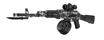 AK47 Water Bullet Gun 7.4V Hand to Hand Integrated (High spec - Digital Camouflage)   ITEM NO.： W066564