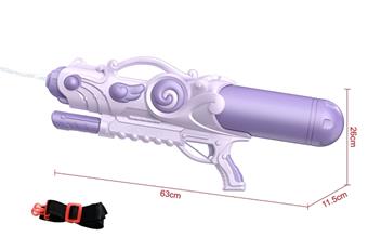 Inflatable water gun (with strap) water gun toy   ITEM NO.： W067553