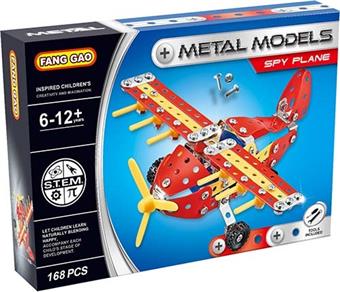 Metal assembled Falcon reconnaissance aircraft 168PCS   ITEM NO.： W042529