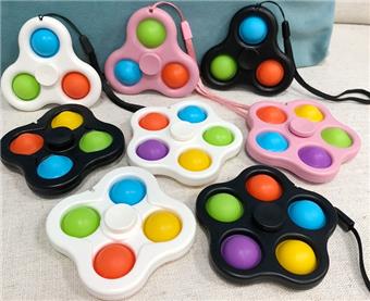 Stress relieving toys, stress relieving fingers, spinning tops, bubble music, two fingers, three fingers, stress relieving, rodent control pioneer, keychain, venting, pressing toys   ITEM NO.： W048497
