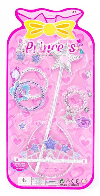 Princess Fairy Stick Electroplating Jewelry Set   ITEM NO.： W057774