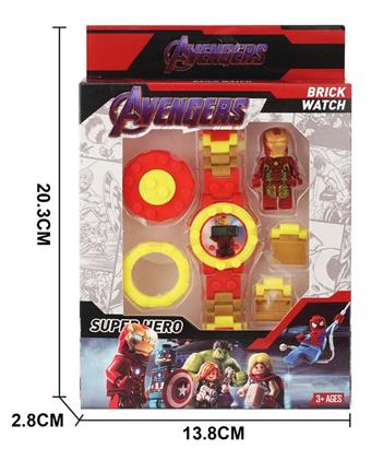 Iron Man Electronic Block Watch   ITEM NO.： W061417