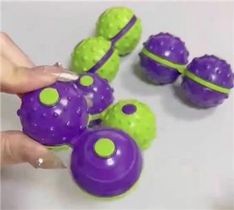 Carrot conjoined massage ball decompression fingertip gyro toy decompression artifact adult decompression sensory integration training yo yo   ITEM NO.： W047622