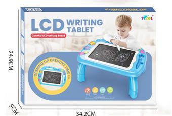 LCD writing board with table legs (blue body)   ITEM NO.： W056862