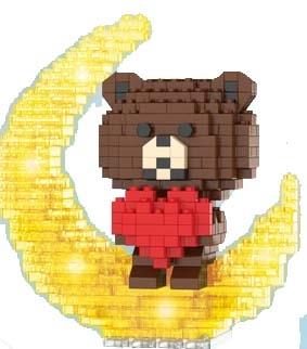 402PCS Moonface Paralyzed Bear (low-priced impulse version)   ITEM NO.： W045960