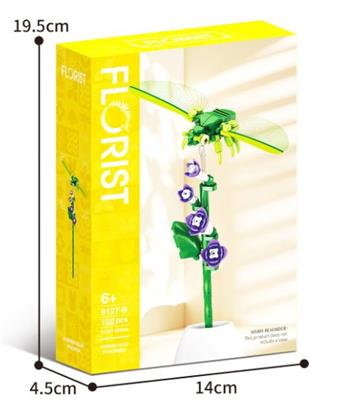 Morning glory bamboo knot insect 102PCS low-priced impulse version   ITEM NO.： W044459