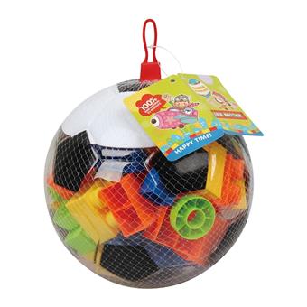 Multi colored mixed puzzle building blocks for big football (48PCS)   ITEM NO.： W045926