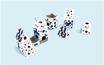 Tetris Combination Color Printing - Cat Nest, Cat Scratch Board, Cat Villa   ITEM NO.： W062237