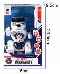 English version remote control robot+electric belt automatic demonstration, IC multifunctional puzzle (including electricity) 5 AAA pills   ITEM NO.： W054846