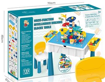 Building block table with ball track blocks   ITEM NO.： W046474