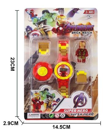 Iron Man Electronic Block Watch   ITEM NO.： W061429
