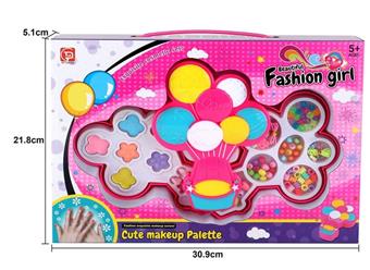 Factory version balloon with two-layer bead and cosmetics   ITEM NO.： W058161