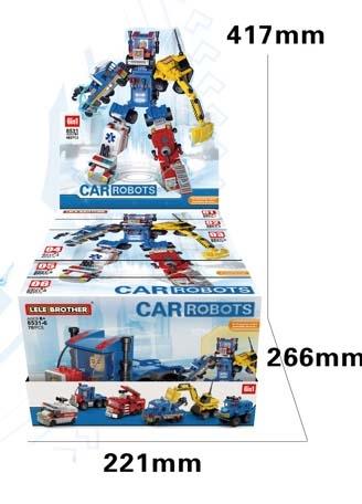 6-in-1 automotive robot (482PCS)   ITEM NO.： W045260