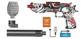 Electric Desert Eagle Water Bullet Gun   ITEM NO.： W063632