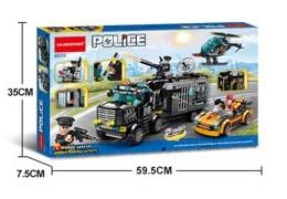 Mobile Special Police Headquarters 958pcs   ITEM NO.： W046091