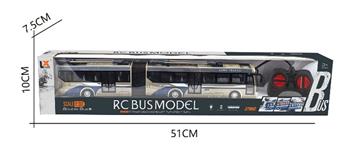 1: 32 Four way remote control lighting double section simulation bus   ITEM NO.： W060624