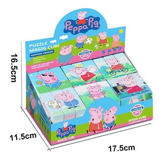Page Cube (6-pack) 3rd order cube 5.7cm UV printing decompression puzzle cube 3rd order puzzle cube decompression puzzle toy finger game   ITEM NO.： W042800