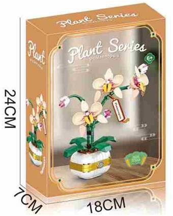 Butterfly Orchid 323PCS - Flower Series   ITEM NO.： W059993