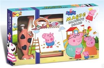 Peppa Pig locomotive magnetic black and white writing board   ITEM NO.： W056047