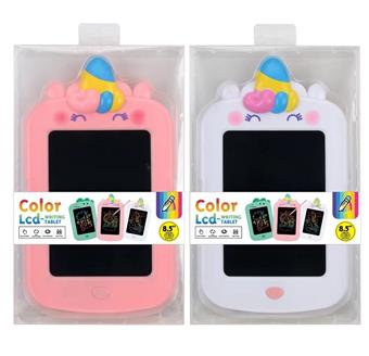 2-color 8.5-inch LCD, ABS LCD writing board, unicorn color screen (including one CRR205 battery)   ITEM NO.： W056826