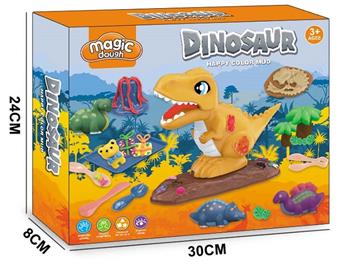 Colored clay egg laying dinosaur   ITEM NO.： W052594