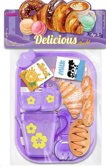 PVC card head bag tableware kitchen play house (can be mixed color and style)   ITEM NO.： W055405