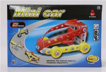 53pcs metal assembled toys   ITEM NO.： W042414