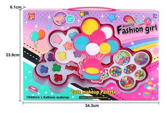 Factory version balloon with three layers of beads and cosmetics   ITEM NO.： W058411