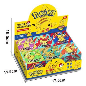 Bikaqiu Magic Cube (6-pack) Third order Magic Cube 5.7cm UV Printing Stress Relief Puzzle Cube 3rd order Puzzle Cube Stress Relief Puzzle Toy Finger Game   ITEM NO.： W042802
