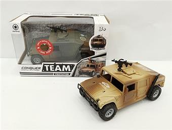 Inertial Hummer military vehicle with lighting and music   ITEM NO.： W041735
