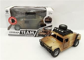 Inertial Hummer military vehicle with lighting and music   ITEM NO.： W041731