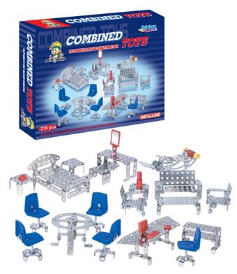 Five sets of metal assembled toys (four mixed)   ITEM NO.： W042350